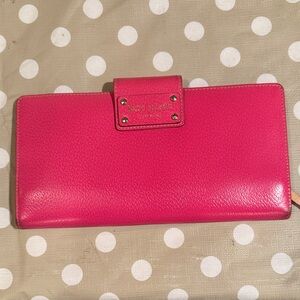 Kate Spade Fuchsia Leather Wallet